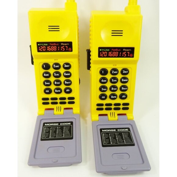 Rare Sonic the Hedgehog Flip Phone Walkie Talkies 1993 Sega Vintage Toy WORKS - Picture 5 of 15